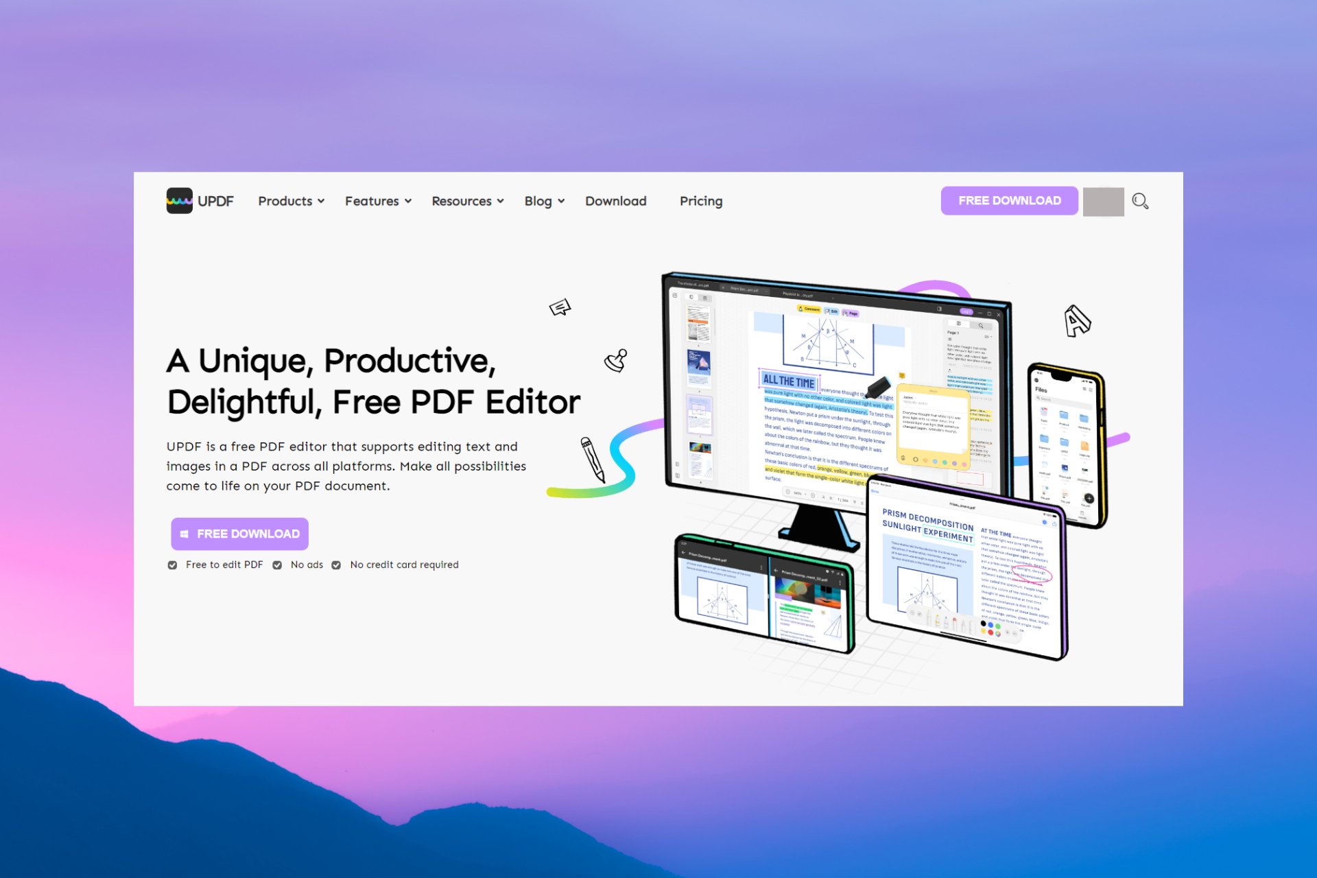 Edit your PDFs with UPDF across all platforms