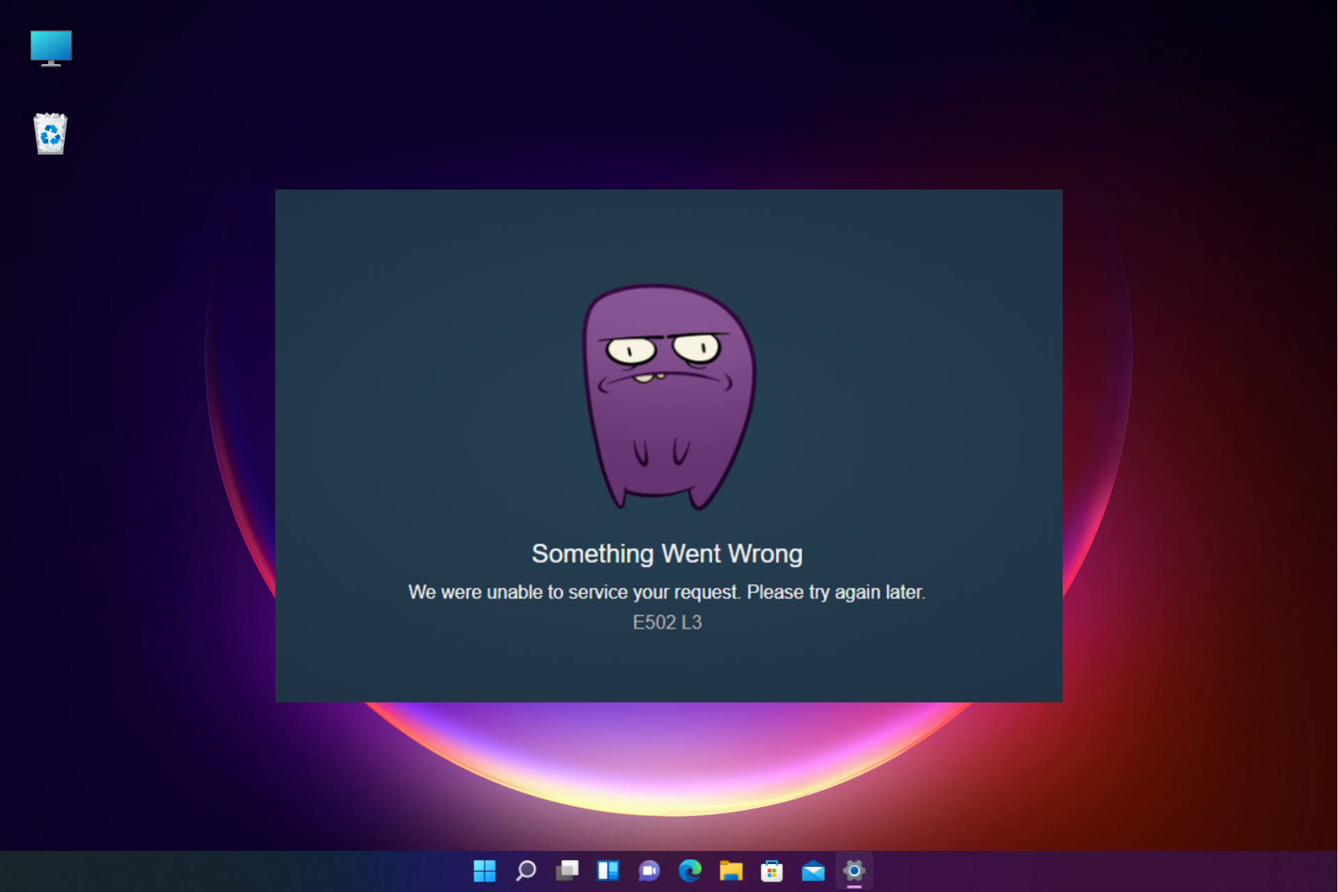 steam server error