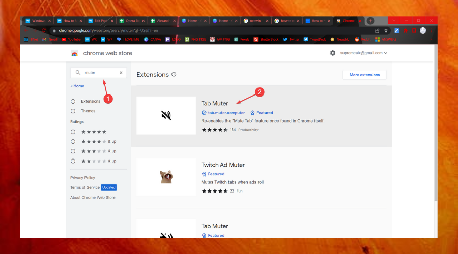 chrome web store