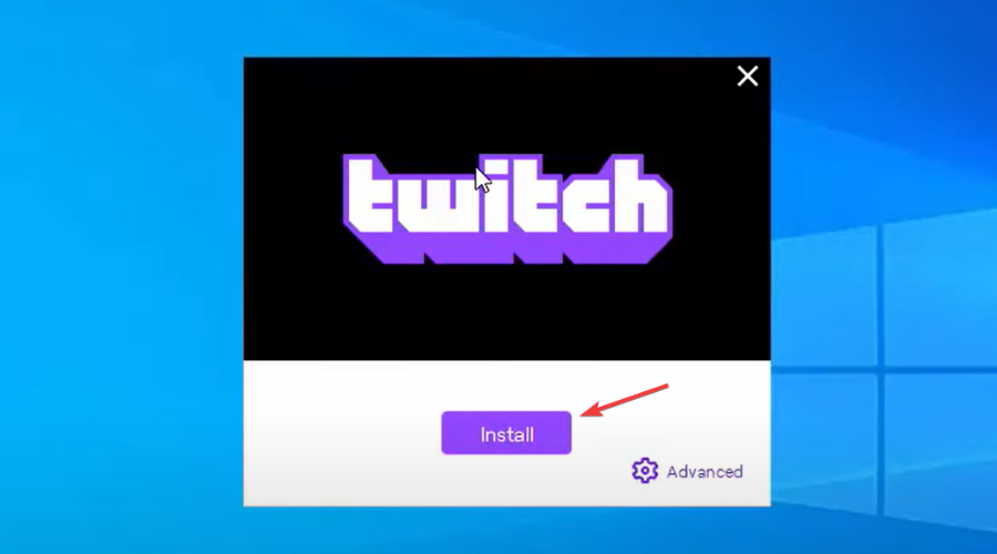 install twitch application