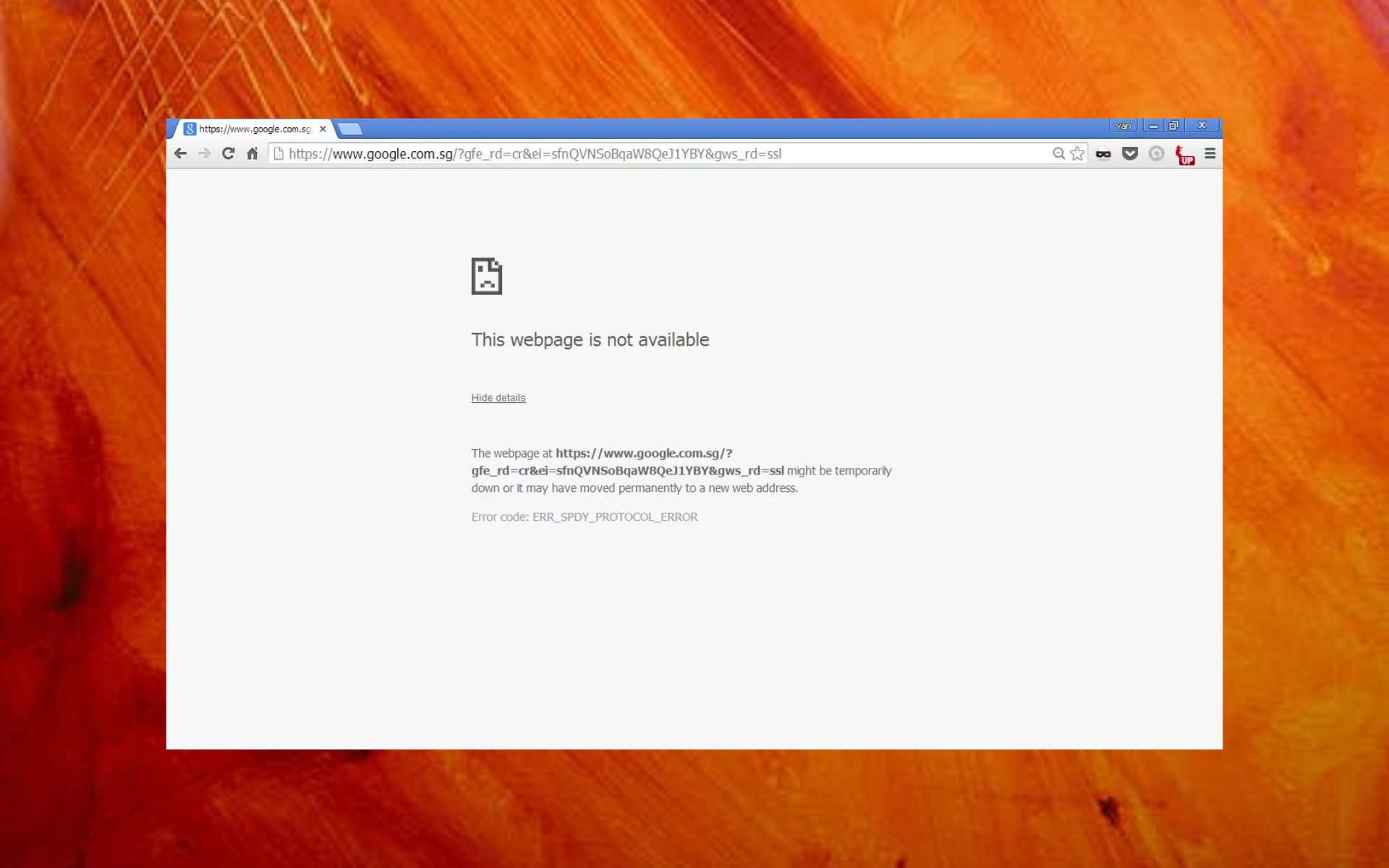 err spdy