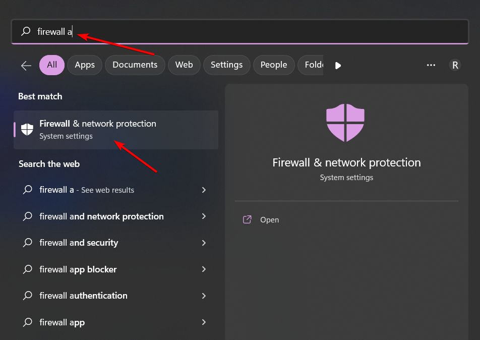 firewall-network socket open error epic games