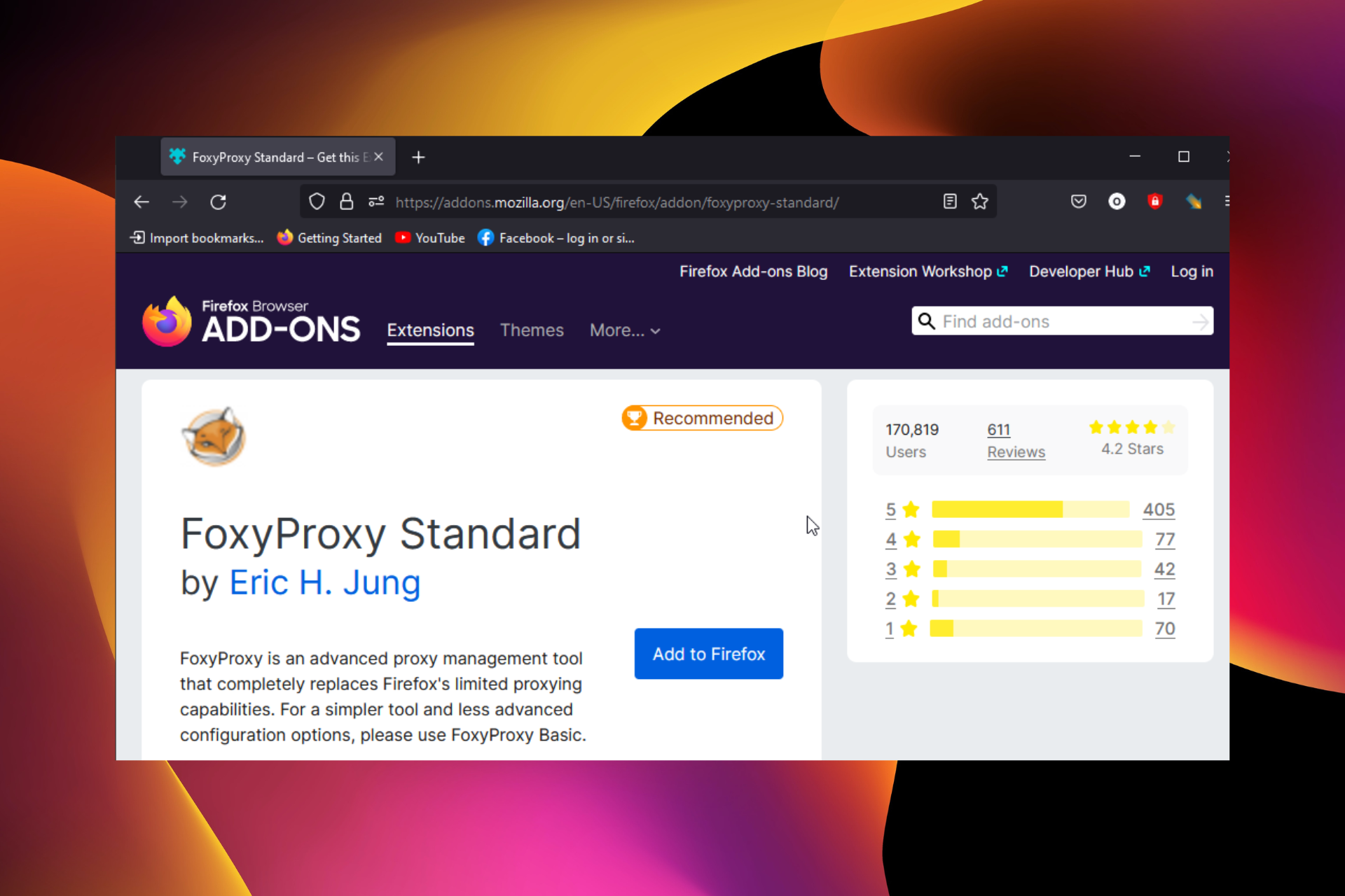 foxyproxy not working firefox