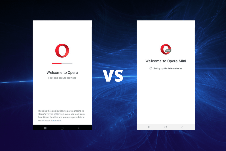 opera vs opera mini
