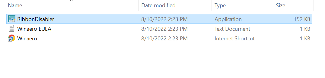 windows 10 ribbon disabler folder