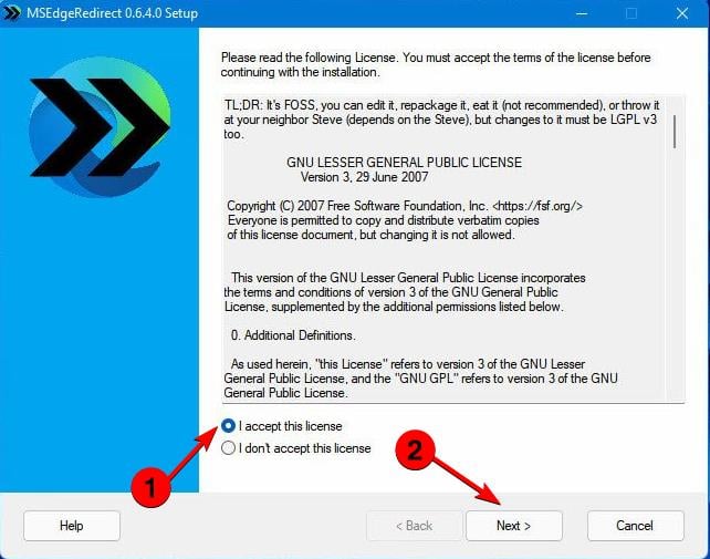 accept terms for msedge redirect