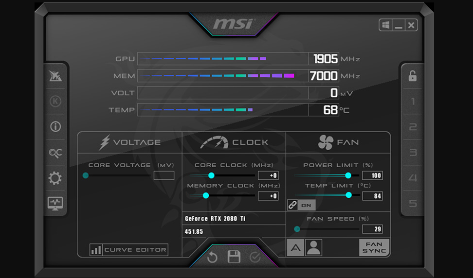 PC tuning software