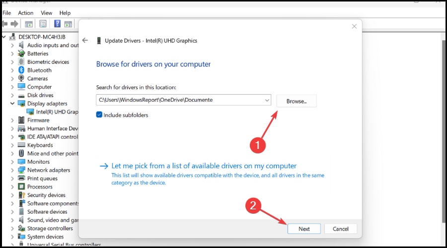 browse driver