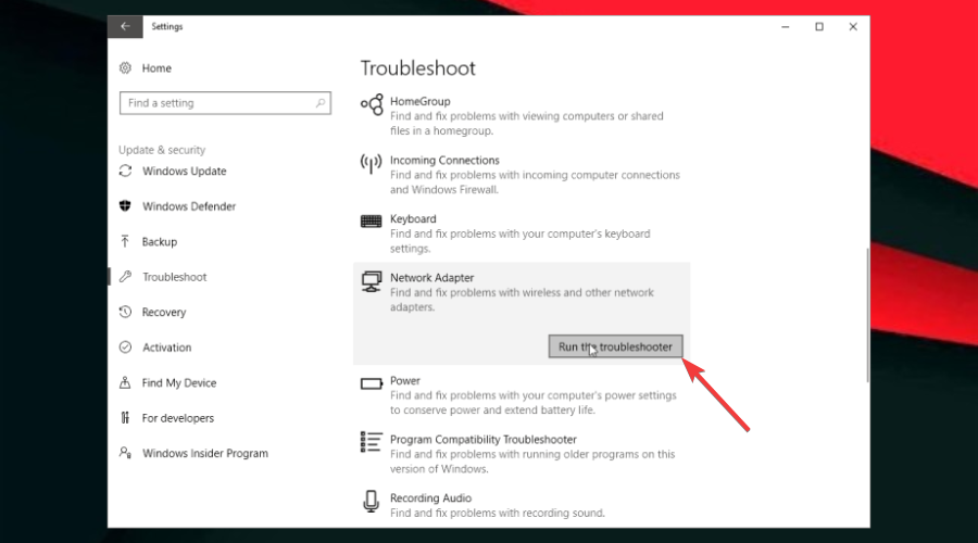 internet troubleshoot