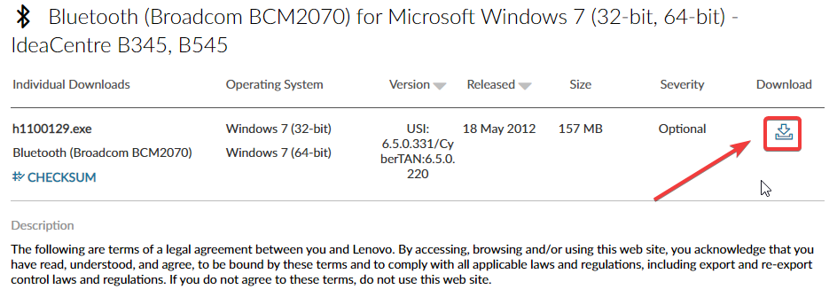 bcm20702a0 driver windows 7 download from website