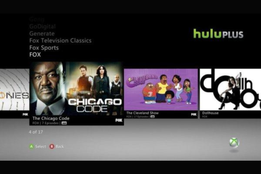 hulu xbox not working