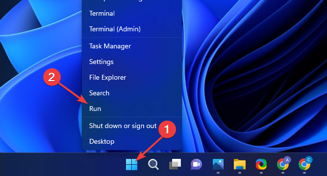Run commaACnd shortcut