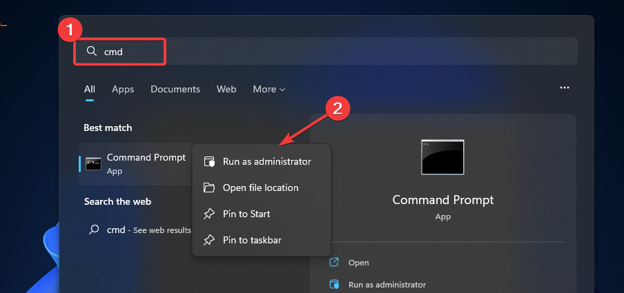 open command prompt