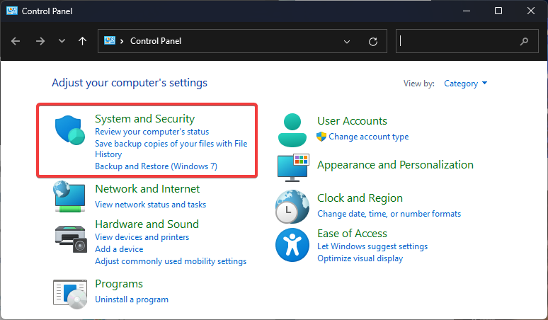 system and security
