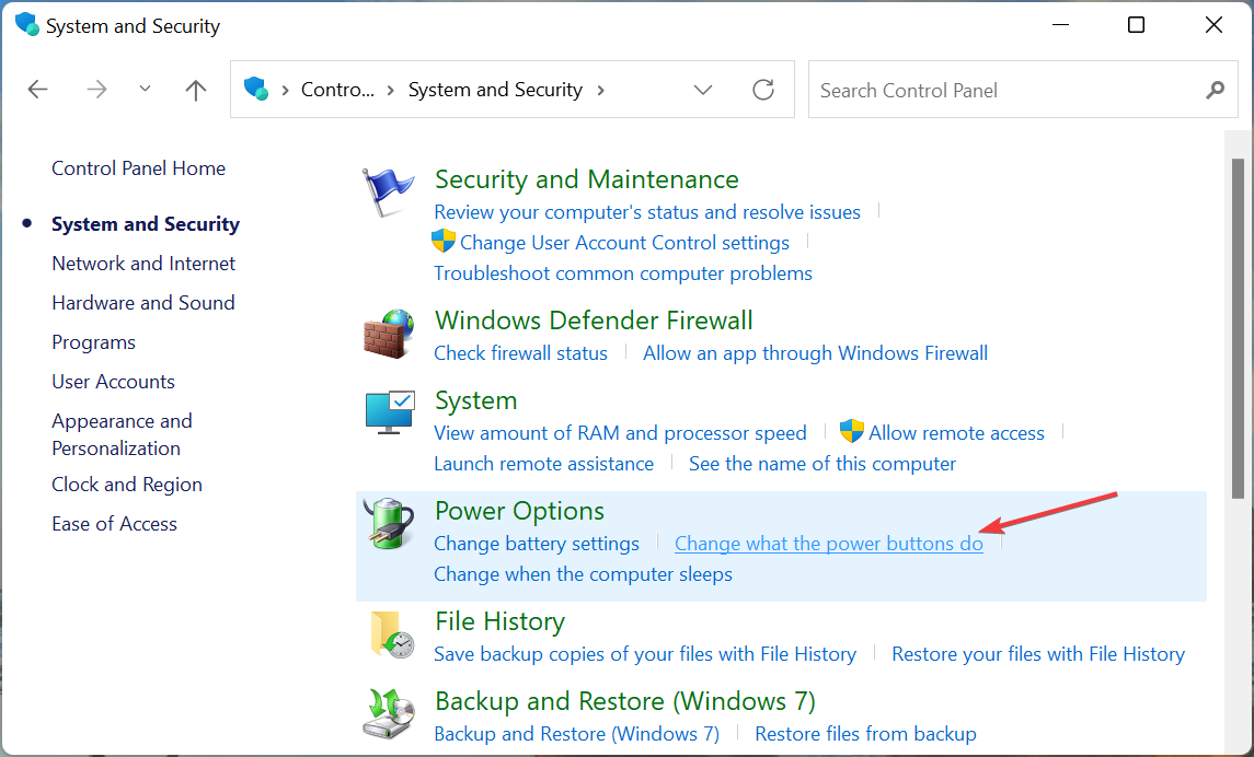 change what the power buttons do to fix i can't install anything on my computer windows 10