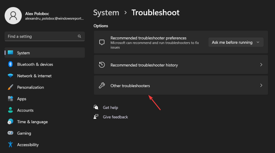 other troubleshooters