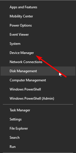 device manager
