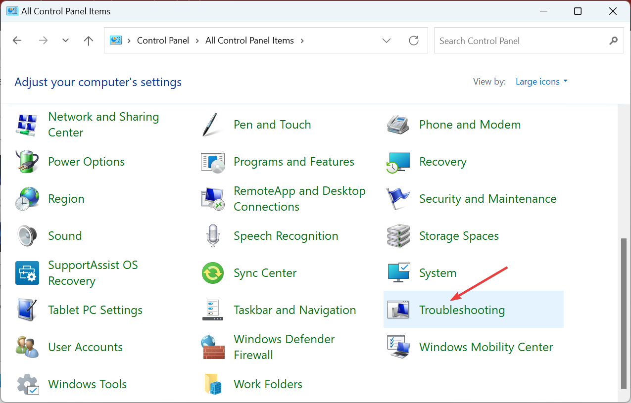 troubleshooting