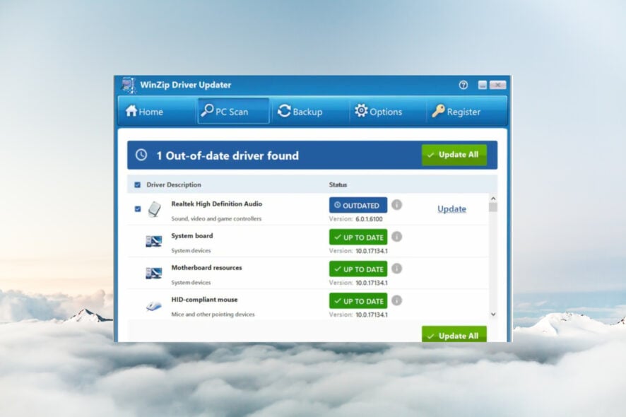How to het rid of WinZip Driver Updater