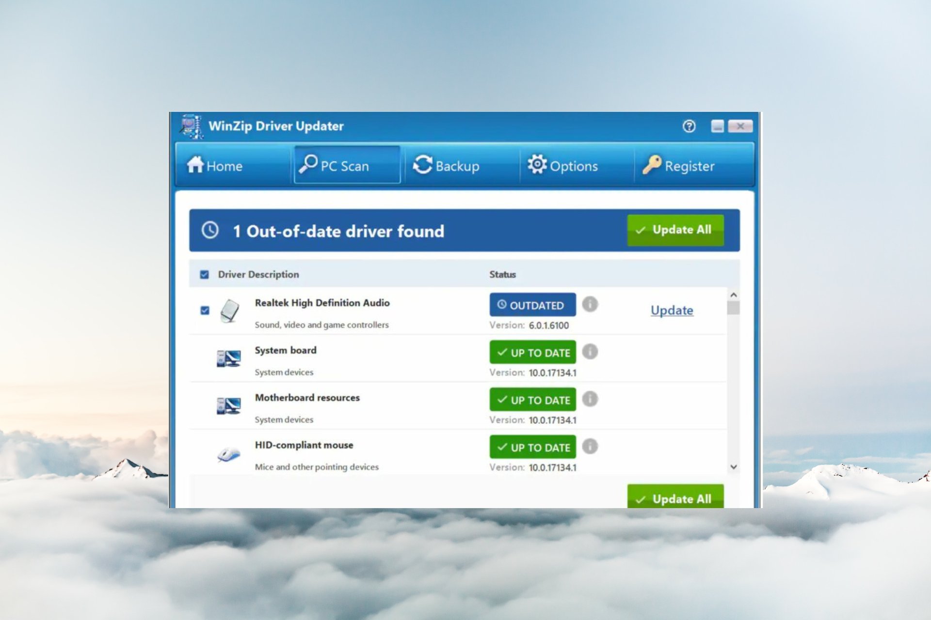 How to het rid of WinZip Driver Updater
