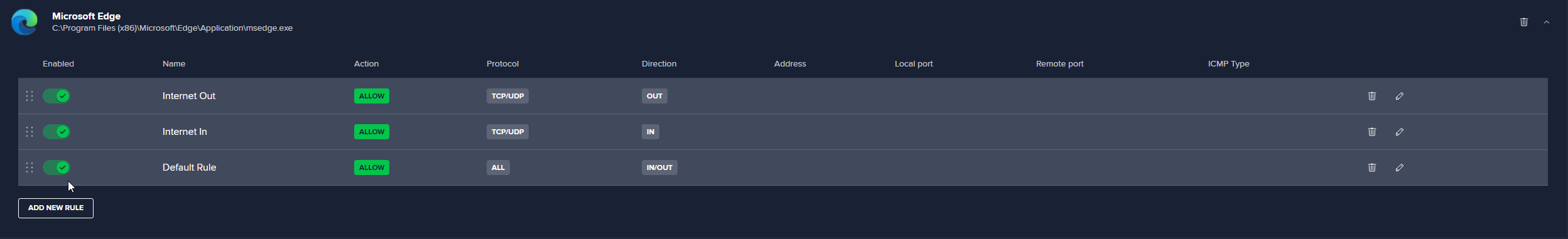 Avast drop down