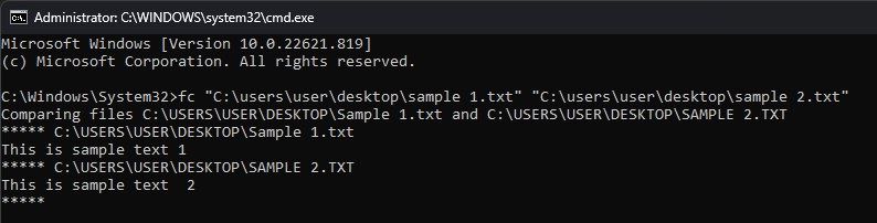 File compare