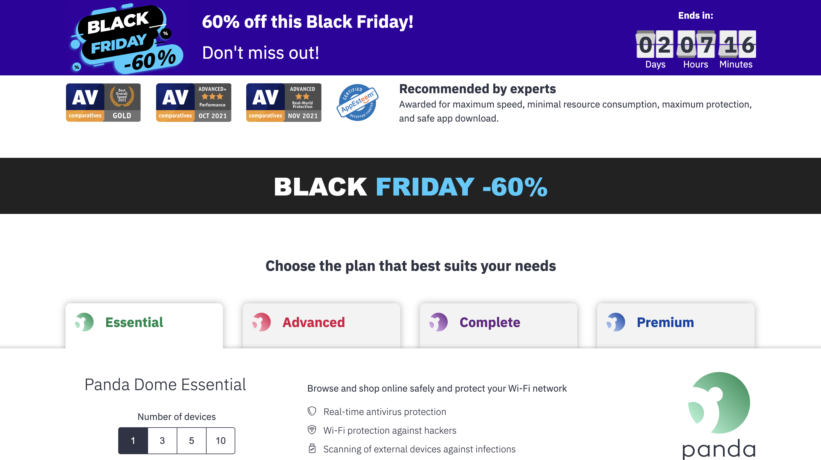 Panda Security Black Friday