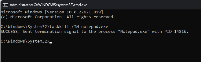 TASKKILL