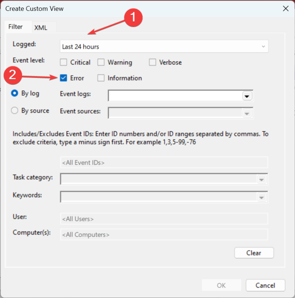 error to how to check blue screen log