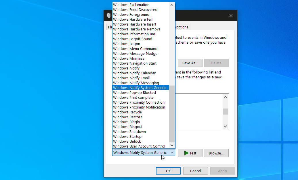 computer background sound fix