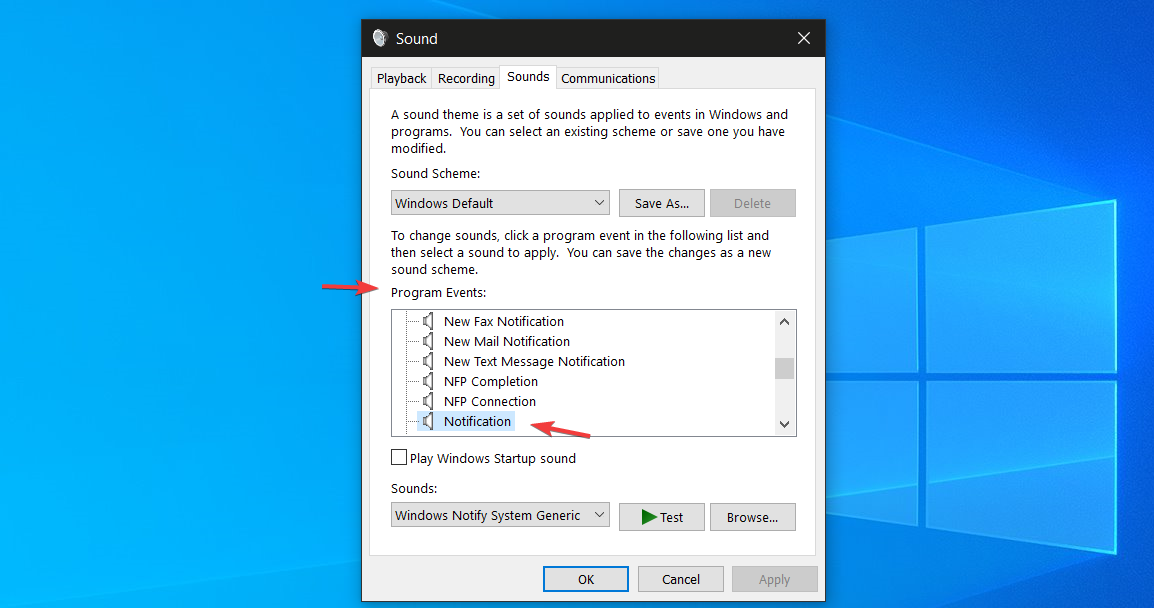 computer background sound fix