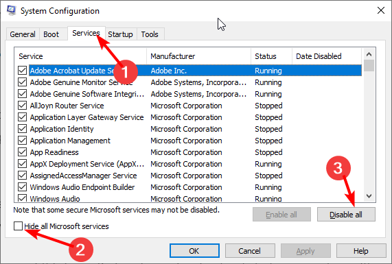 services com surrogate high cpu