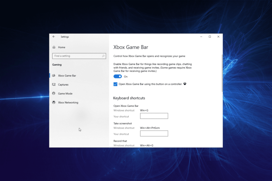 xbox game bar