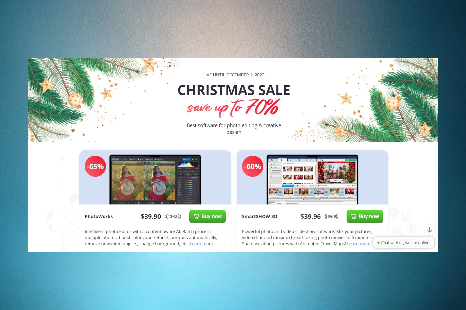 AMS design software Christmas offer