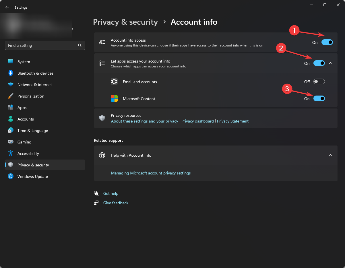 Account info 2 - xbox app 0xbba