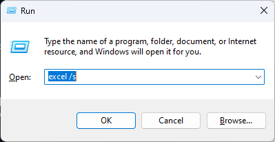 EXCEL safe mode -excel has run into an error that is preventing it from working correctly