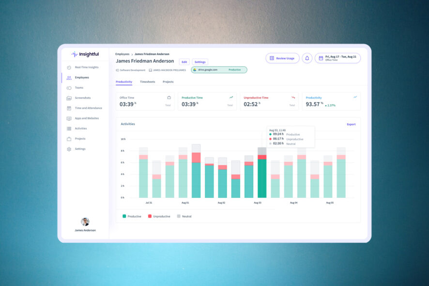 How to monitor your employees using Insightful