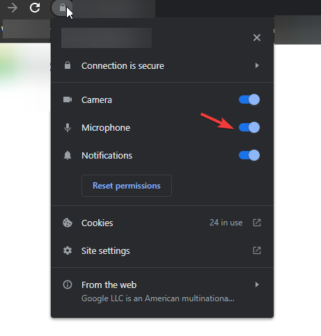 Microphone not working Webex 2