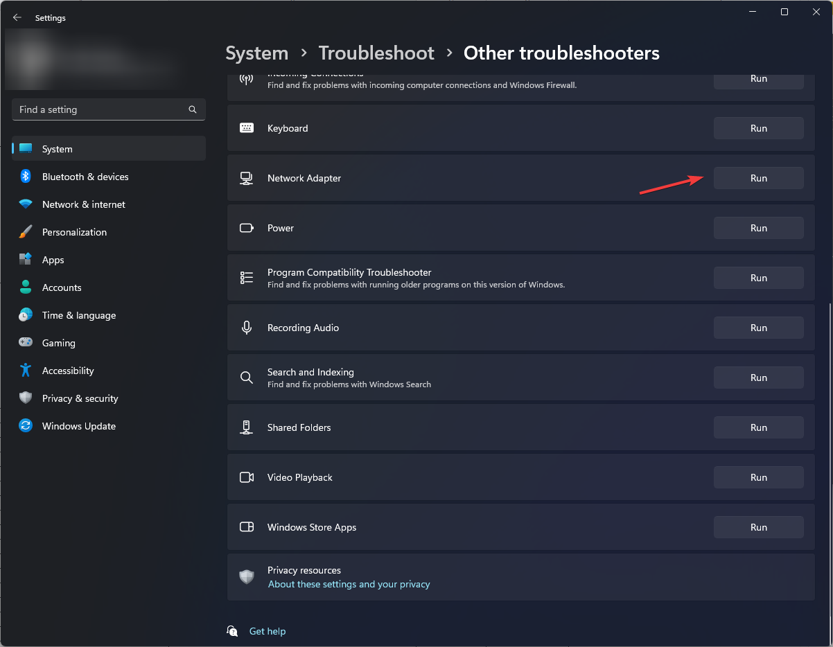Network Adapter - ethernet not working but wifi is