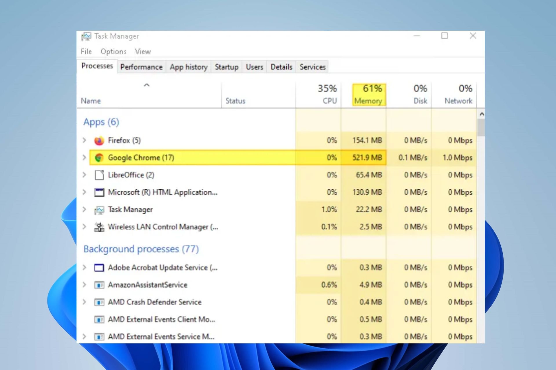 chrome gpu process high memory