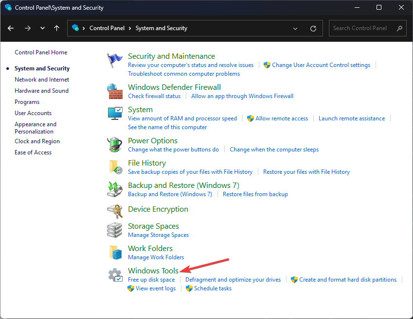 Strumenti di Windows
