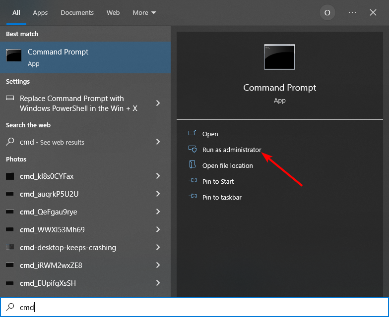 command prompt