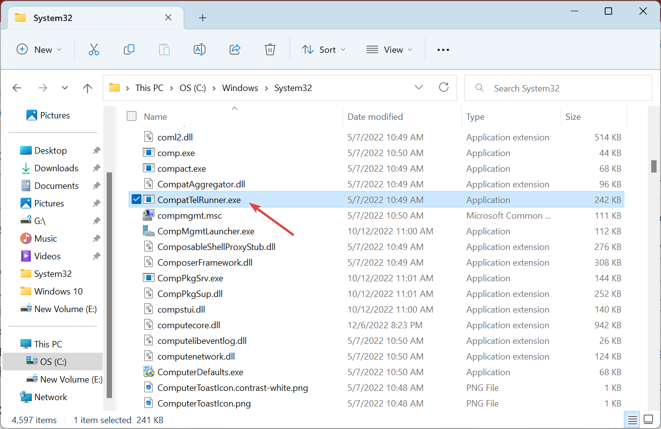 delete CompatTelRunner