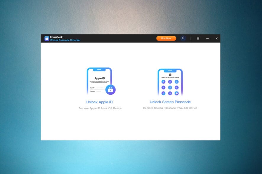 Use iPhone Passcode Unlocker to unlock your iPhone