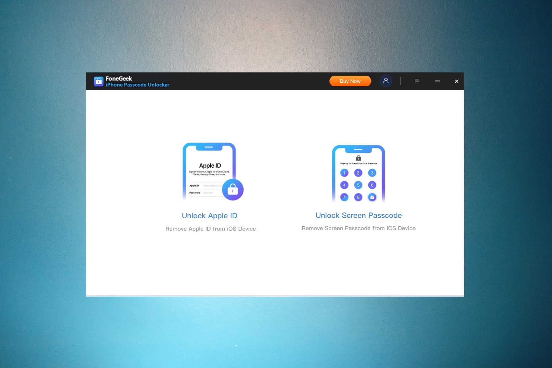 Use iPhone Passcode Unlocker to unlock your iPhone