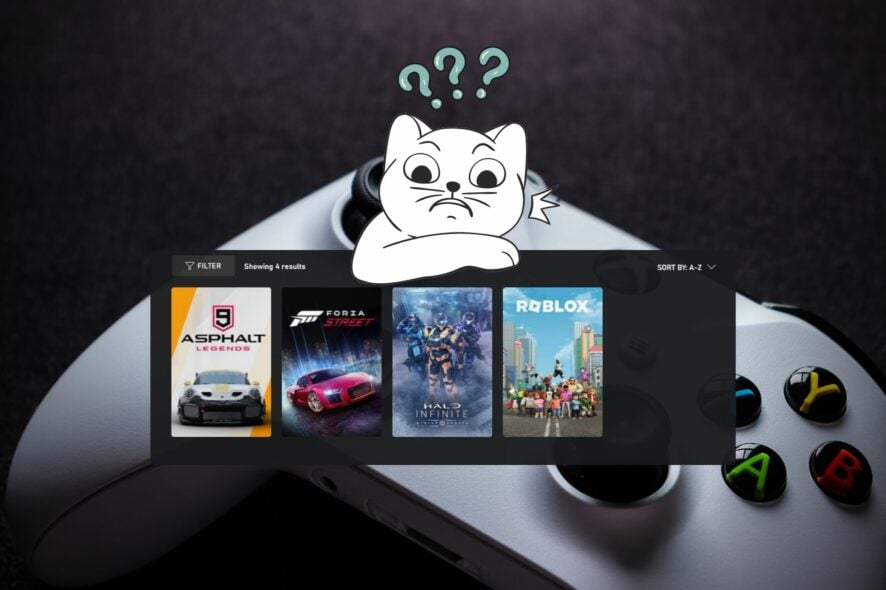 fix xbox one purchased games not showing