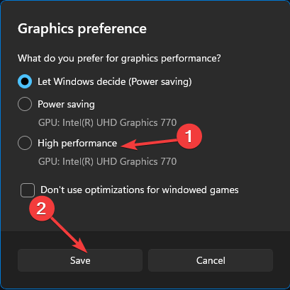 Graphics Settings