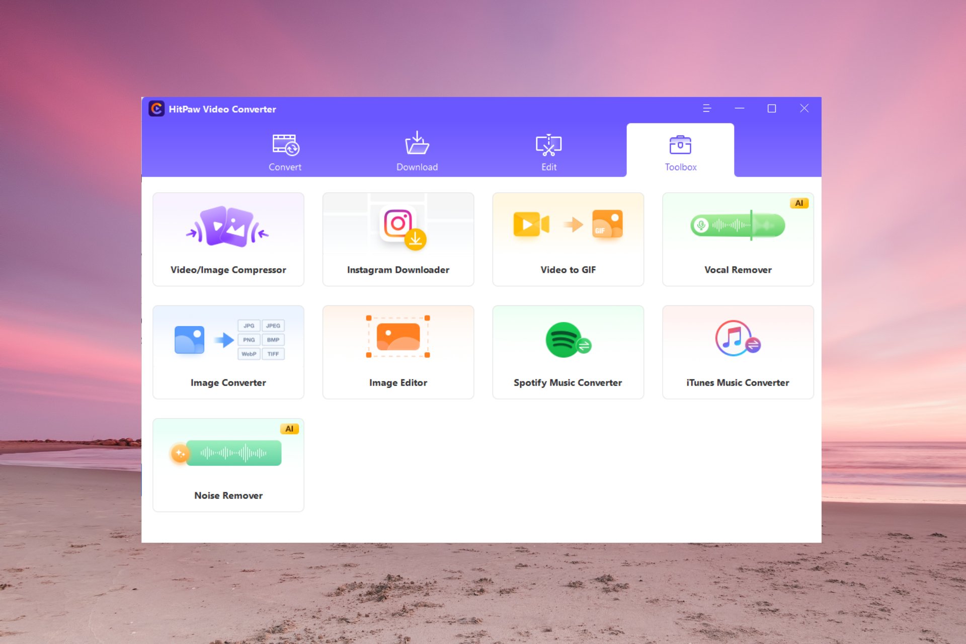 HitPaw Video Converter software new features