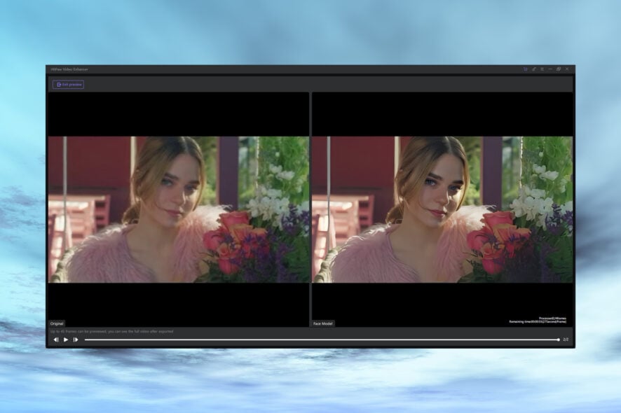 HitPaw Video Enhancer software features