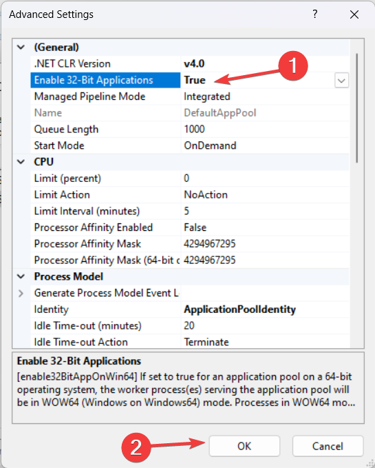 General Enable 32-bit version Windows 11
